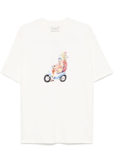 T-shirt Le Golfeur in bianco Drôle De Monsieur - uomo